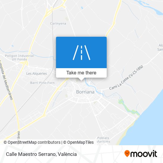 Calle Maestro Serrano map