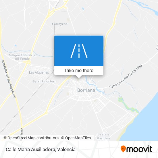 Calle María Auxiliadora map