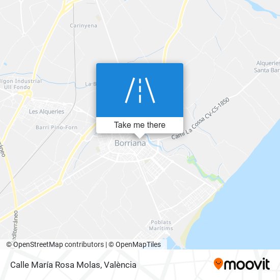 Calle María Rosa Molas map