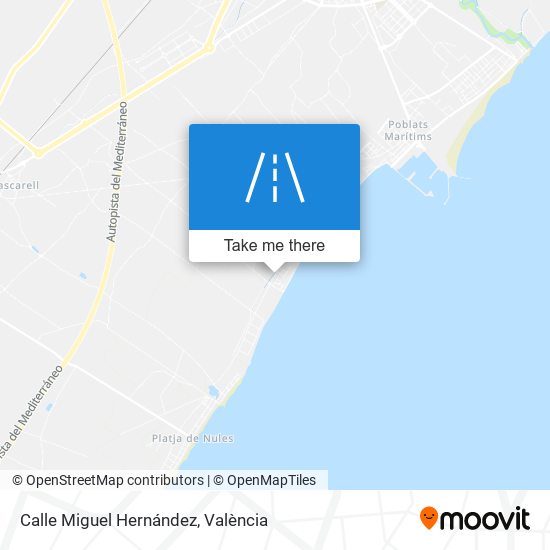 Calle Miguel Hernández map