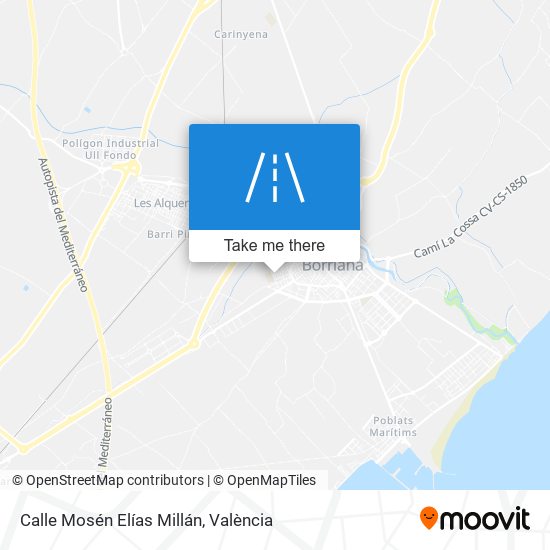 Calle Mosén Elías Millán map