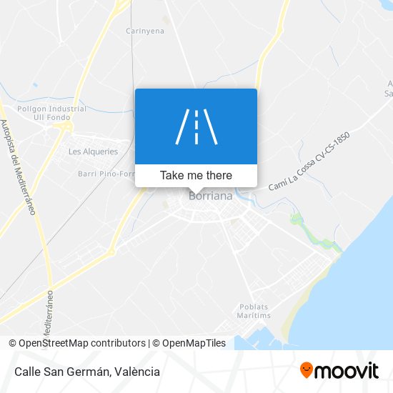 Calle San Germán map