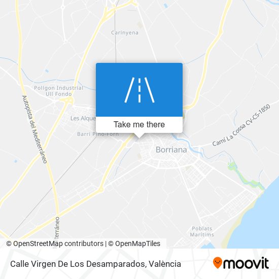 Calle Virgen De Los Desamparados map