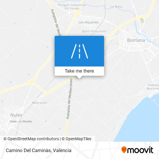 Camino Del Caminàs map
