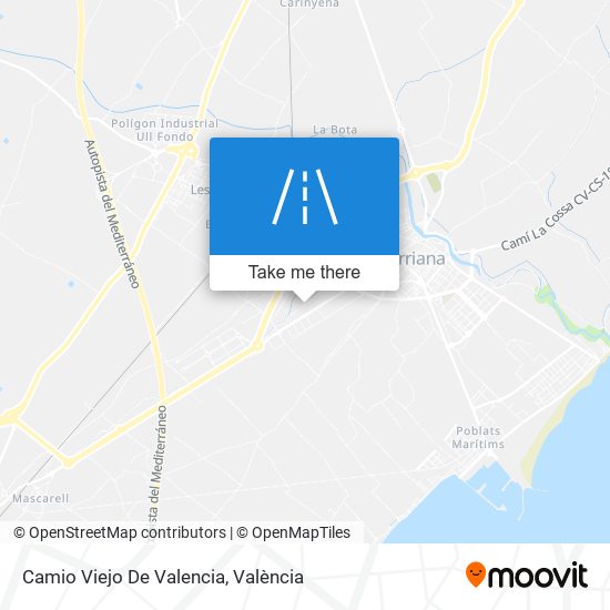 Camio Viejo De Valencia map