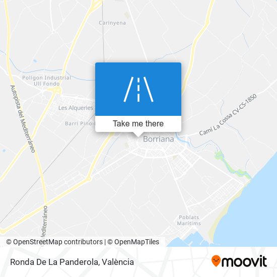 Ronda De La Panderola map