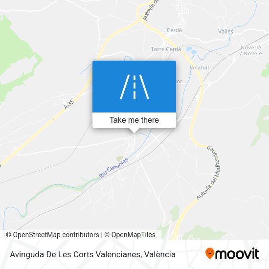 Avinguda De Les Corts Valencianes map