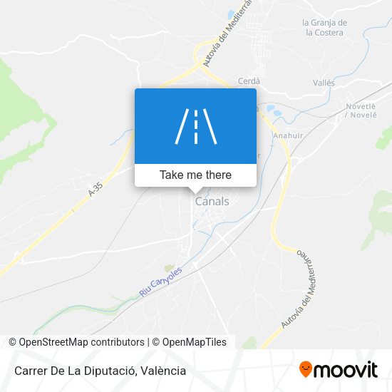 Carrer De La Diputació map