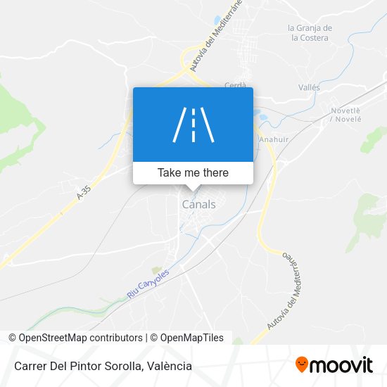 Carrer Del Pintor Sorolla map
