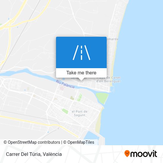 Carrer Del Túria map