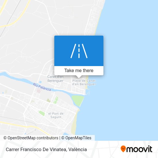 Carrer Francisco De Vinatea map