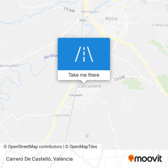 Carreró De Castelló map