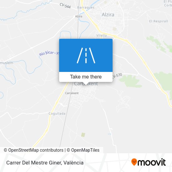 Carrer Del Mestre Giner map