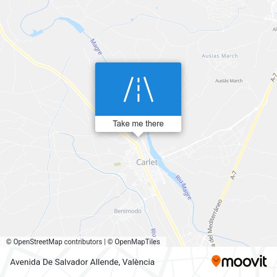 Avenida De Salvador Allende map