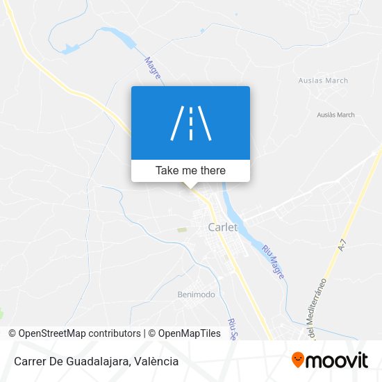 Carrer De Guadalajara map