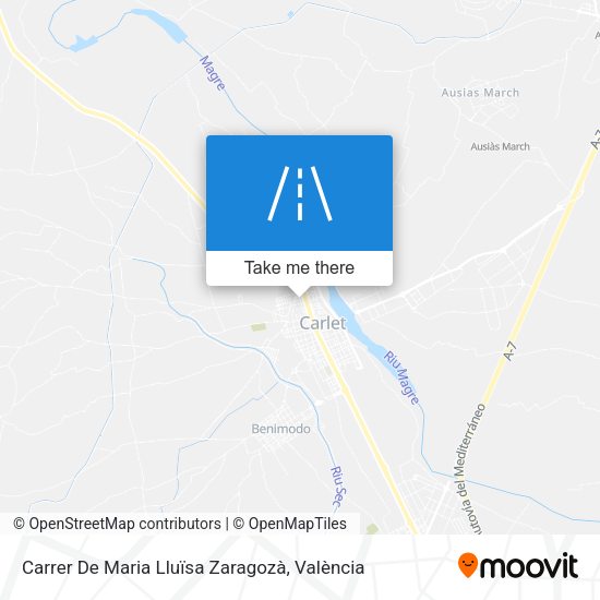 Carrer De Maria Lluïsa Zaragozà map