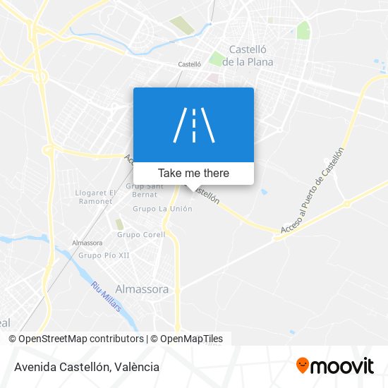 Avenida Castellón map