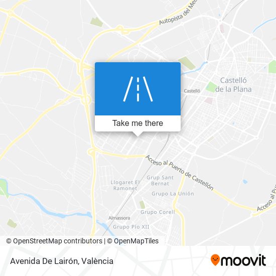 Avenida De Lairón map