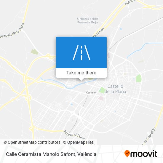 Calle Ceramista Manolo Safont map
