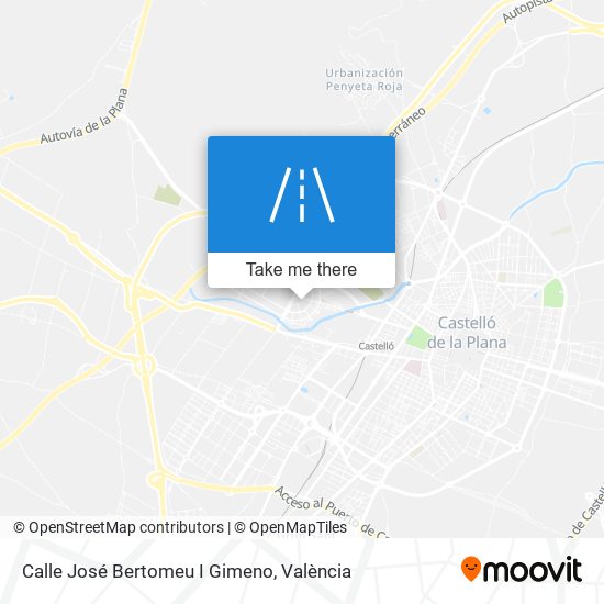 Calle José Bertomeu I Gimeno map