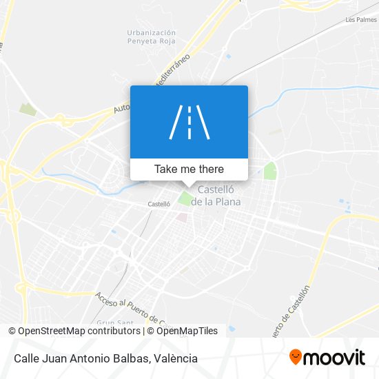 Calle Juan Antonio Balbas map