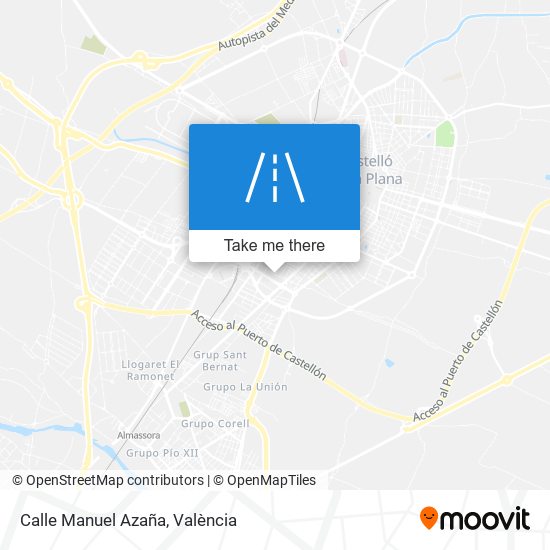 Calle Manuel Azaña map