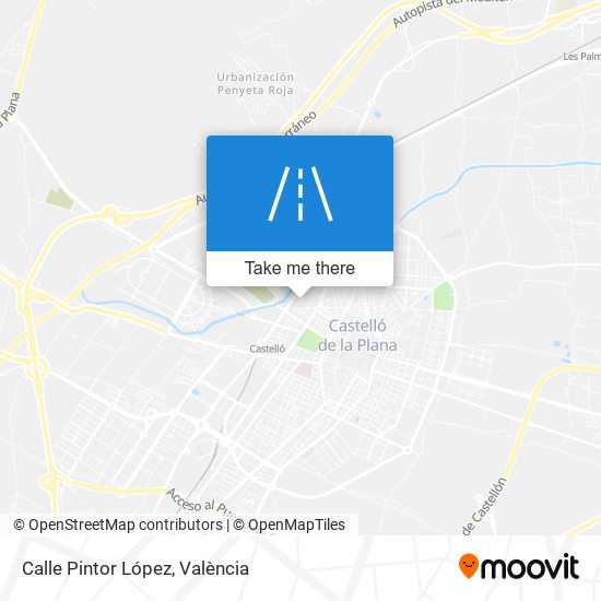 Calle Pintor López map
