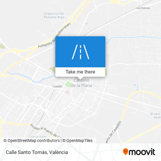 Calle Santo Tomás map