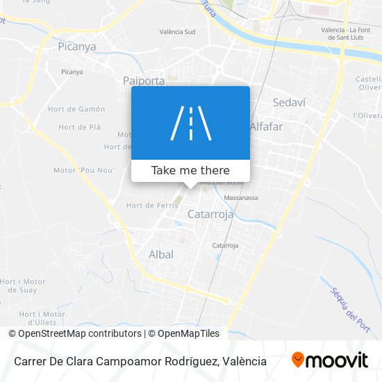 mapa Carrer De Clara Campoamor Rodríguez