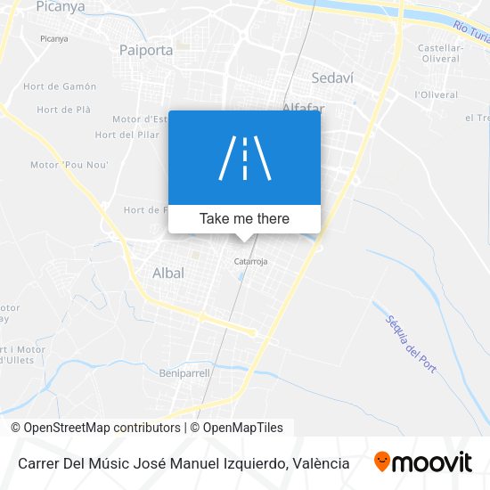 Carrer Del Músic José Manuel Izquierdo map
