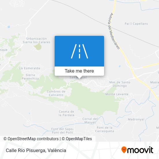 Calle Río Pisuerga map