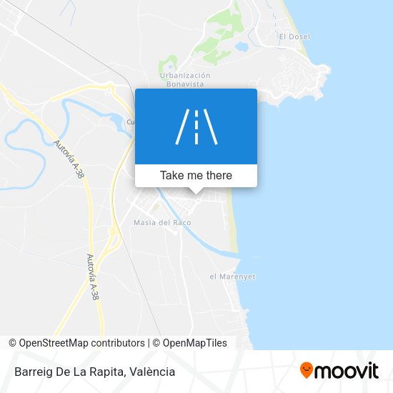 Barreig De La Rapita map