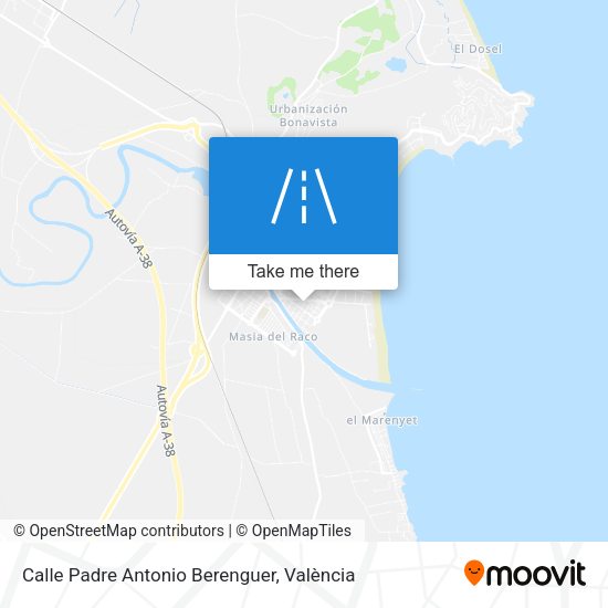 Calle Padre Antonio Berenguer map
