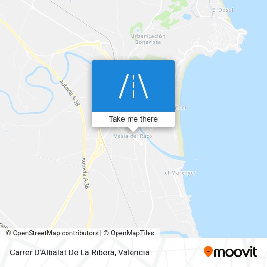 Carrer D'Albalat De La Ribera map