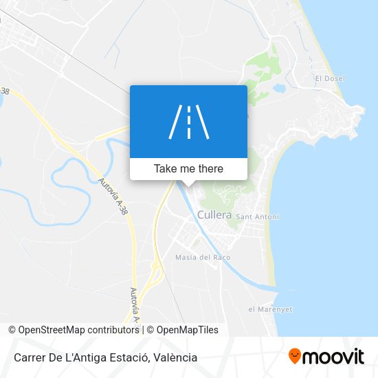 Carrer De L'Antiga Estació map