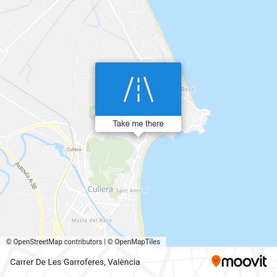 Carrer De Les Garroferes map