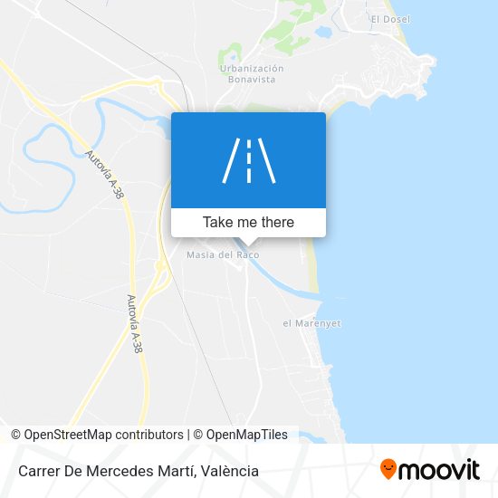 Carrer De Mercedes Martí map