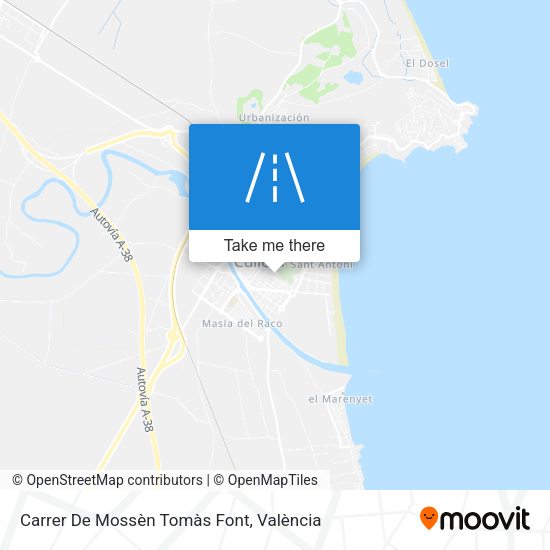 Carrer De Mossèn Tomàs Font map