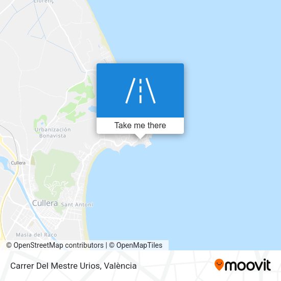 Carrer Del Mestre Urios map