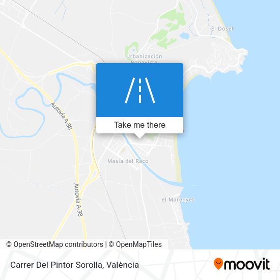 Carrer Del Pintor Sorolla map