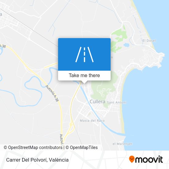 Carrer Del Polvorí map
