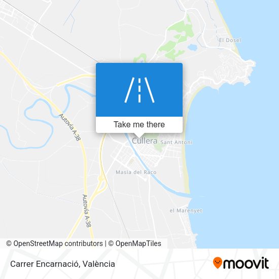 Carrer Encarnació map