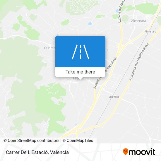 Carrer De L'Estació map