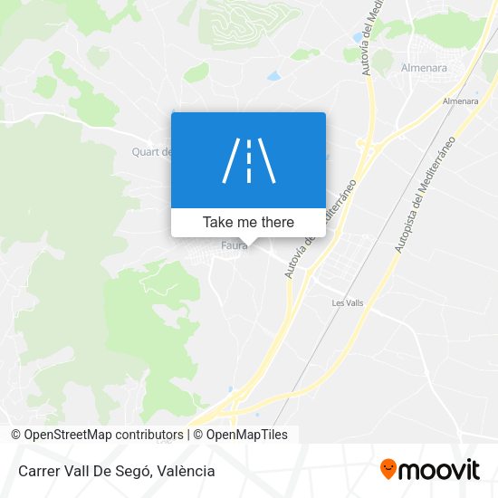 Carrer Vall De Segó map