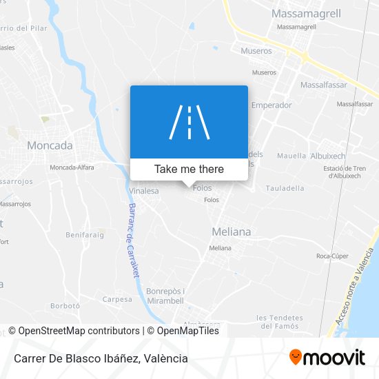 Carrer De Blasco Ibáñez map