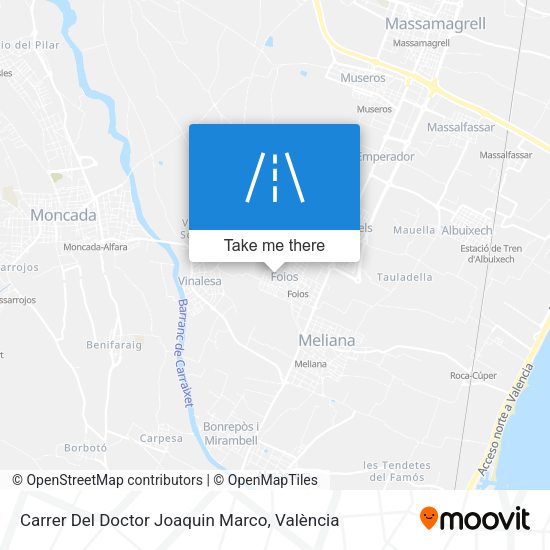 Carrer Del Doctor Joaquin Marco map