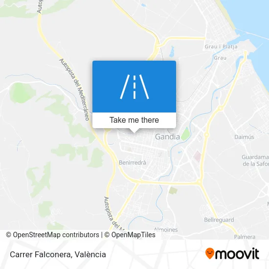 Carrer Falconera map