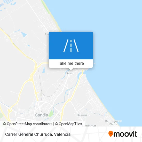 Carrer General Churruca map