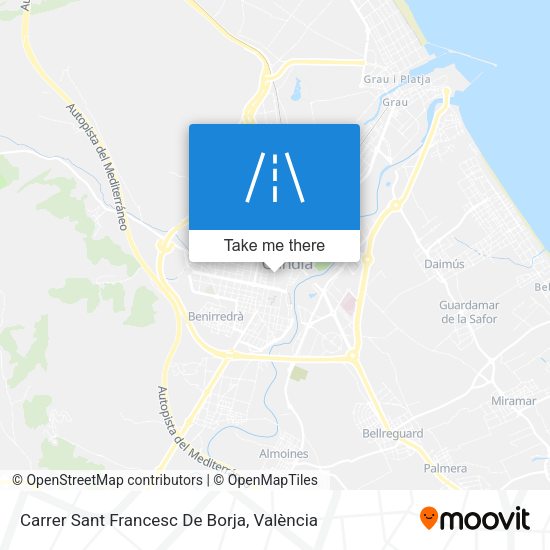 Carrer Sant Francesc De Borja map