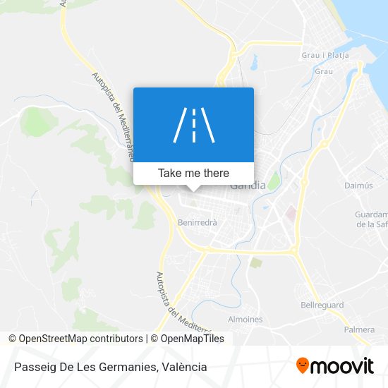 Passeig De Les Germanies map